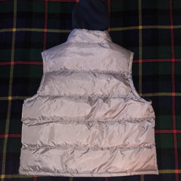 US Polo Assn. NWT•Silver Puffer Vest w/SweatHood - Picture 10 of 11